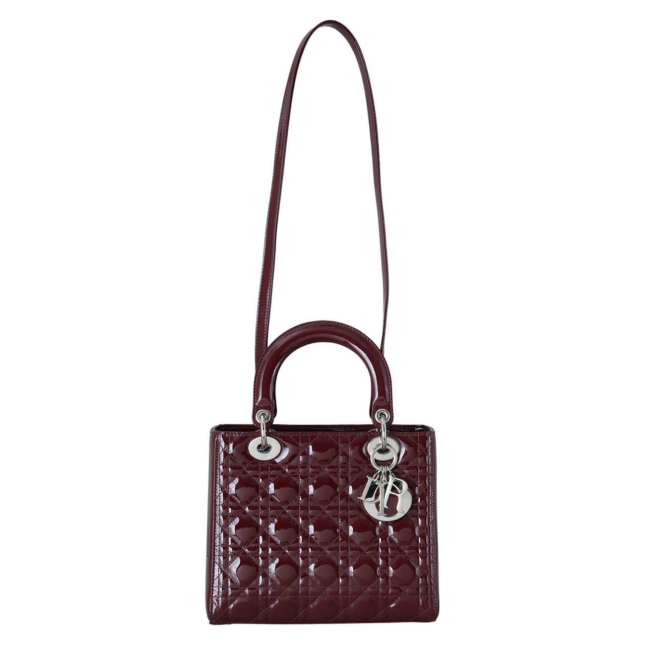 CHRISTIAN DIOR(USED)크리스찬디올 페이던트 레이디디올 미듐